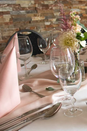 Chiffonstoff Tischläufer Cathrine rose