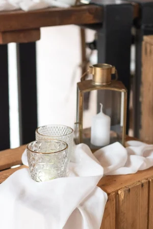 Teelichthalter Theodora gold