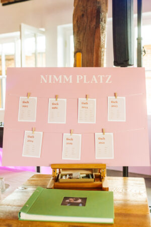 Sitzplan Pink • "Nimm Platz"